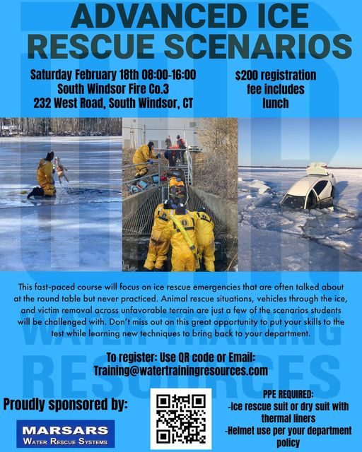 Training:  Advanced Ice Rescue Scenarios